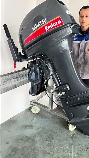 YAHATSU 2 stroke 40hp long shaft electric hydraulic power trim tilt