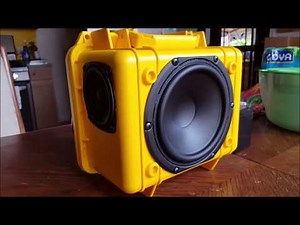 Making A Pelican Portable Bluetooth Speaker