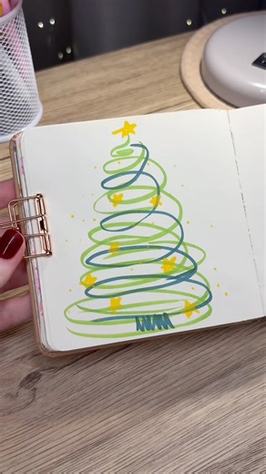 How to draw a Christmas tree?🎄