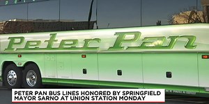 Springfield’s mayor honors Peter Pan Bus Lines for 90 years of service