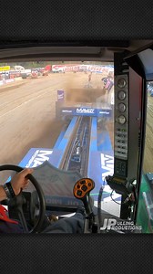 10,000 horsepower "Simon Sez" Super Modified Tractor roaring down the track at the GALOT Motorsports Park in 2021 - Decision Maker Pulling Sleds. #TractorPull #Motorsport #Horsepower #Reels #Dirt #Tractor #TractorPulling | JP Pulling Productions