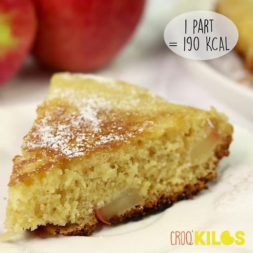 Gâteau léger à la poêle - Croq'Kilos