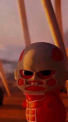 What Chibi Titan Rumbling Going On 😂☠️ #chibi #titan #anime #edit #shorts #animation