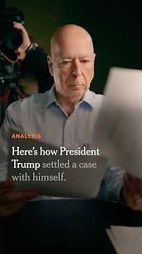 Trump Settled a Case With Himself. Was That Legal?