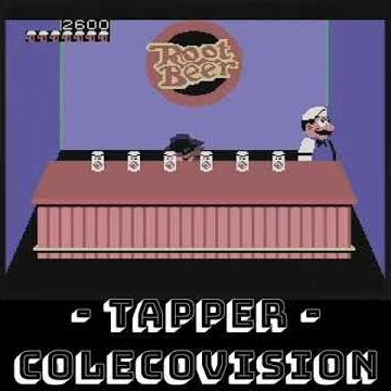 Tapper - 1984 - ColecoVision #retrogaming #retro #colecovision #1984 #tapper