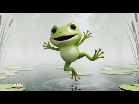 The Funny Frog Hop Hop Song 🐸 | Fun Baby Songs & Nursery Rhymes for Kids | frog song, hop hop song