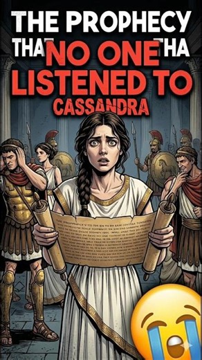 SHE PREDICTED THE FUTURE, BUT NO ONE LISTENED 😭 The Curse of Cassandra #shorts