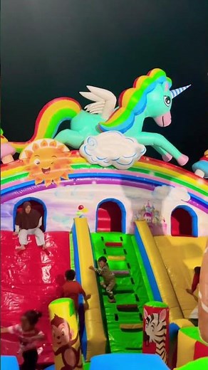 Istana balon unicorn 🦄 #shortvideo #views #viralshorts #cocomelon #roblox #kuromi #labubu #funny