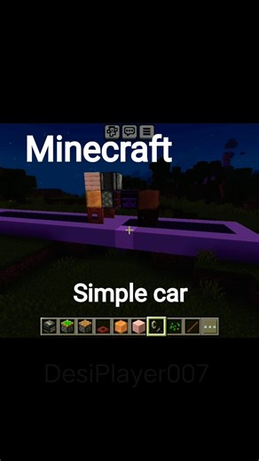 Minecraft Car Build | How to Make a Car in Minecraft 🚗 #shorts #minecraft