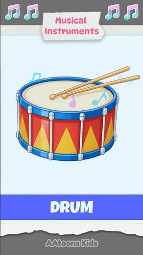 Musical Instruments Vocabulary for Kids 🎵 | Learn Instrument Names