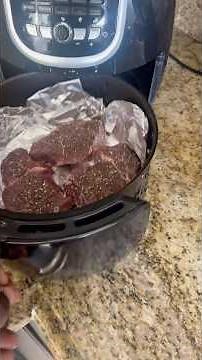 Cooking Elk Chuck Steaks in an AIR FRYER?!