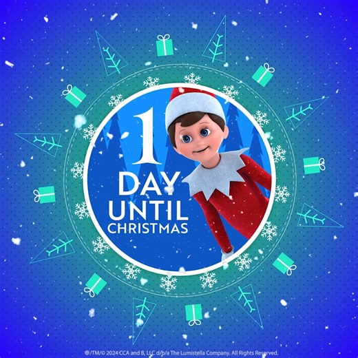 It's Christmas Eve, everyone!🎄 Let's spread some cheer and soak up the holiday festivities! Do you have any fun traditions for the night before Christmas? ✨ | The Elf on the Shelf
