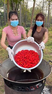 How to crispy chili and make chili sauce recipe | Oh Food