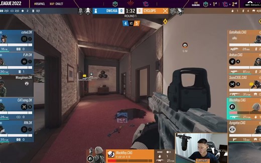 【R6S解说】《谝含传流派》DK vs CAG 这都是什么东西啊？这是DK? 2022亚洲区联赛 三阶段第三日 BO1 木屋