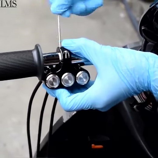 Motorcycle Handlebar Universal Switches Fog Light Mount Horn Power Start Switch 10120068