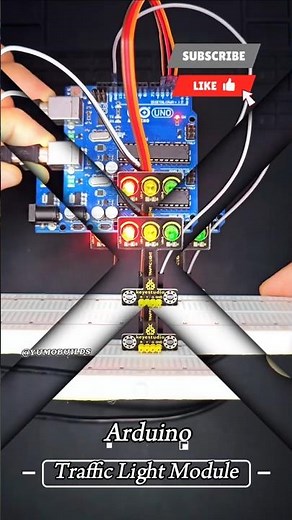 Arduino Traffic Light Module Tutorial - Beginner Tutorial #arduino #sensor