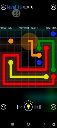 Free Flow Extreme Pack 8x8 Level 16 #freeflow #games #puzzle