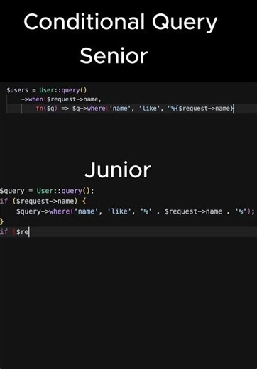 Laravel Conditional Query 🤯 | Use when() Like a Pro 🚀