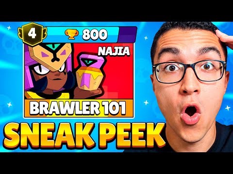 NUEVO BRAWLER ROTO que INVOCA SERPIENTES VENENOSAS | SNEAK PEEK de BRAWL STARS