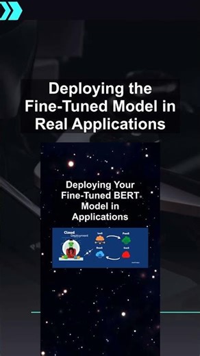 Deploying the Fine-Tuned Model in Real Applications #ai #artificialintelligence #machinelearning