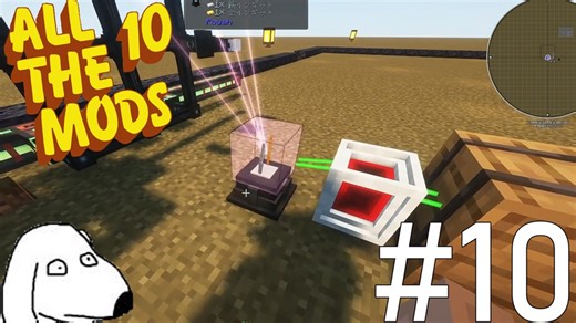文明が無かった世界に本格的なレーザー技術を生み出してみた（犬）【All the Mods 10 - ATM10】＃10