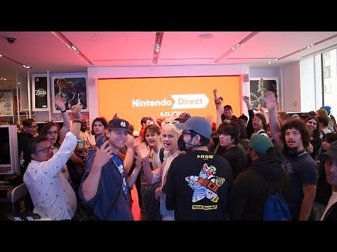 Nintendo Direct 6.21.2023 Live Reactions at Nintendo NY