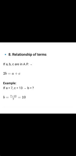 4.5K views · 19 reactions | arithmetic progression notes | Mathematics Centre | Facebook