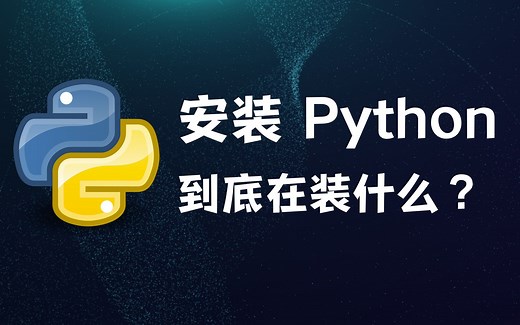 安装 Python 我们到底在装什么？
