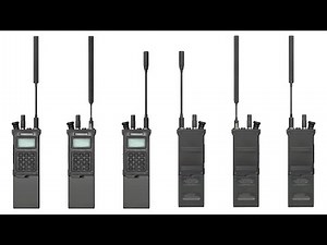 MILITARY Trellis Ware TW-950 TSM Radio 3D Model