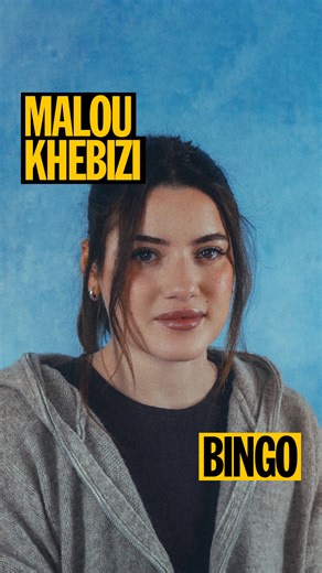 Konbini on Instagram: "@maloukhebizi est une actrice nommée au César de la Révélation Féminine en 2025, vue dans les films "Diamant Brut", "Enzo", "Les Filles Désir" et "Love Me Tender" et la série "Young Millionnaires" sur Netflix. L'année prochaine, on la verra dans "15/18" de Cédric Kahn et "Le Triangle d'or" de Hélène Rosselet-Ruiz. Elle tournera également le film "Mariage au goût d'orange" de Christophe Honoré, aux côtés d'Adèle Exarchopoulos et Vincent Lacoste. Elle se présente dans Bingo