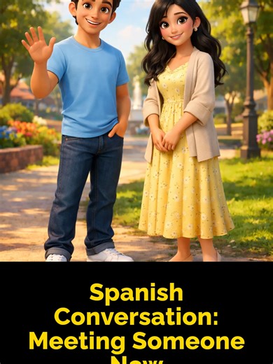 Learn Spanish Conversation Meeting Someone New tt#spanishconversation #learnspanishlanguage #spanishteacher