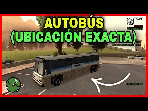🔥Donde encontrar el AUTOBUS en GTA San Andreas - Ubicación del AUTOBUS GTA: SA
