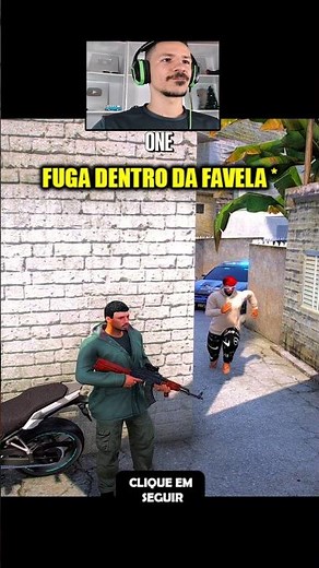 The police officer entered the favela in pursuit of his friend during this insane chase in GTA RP.