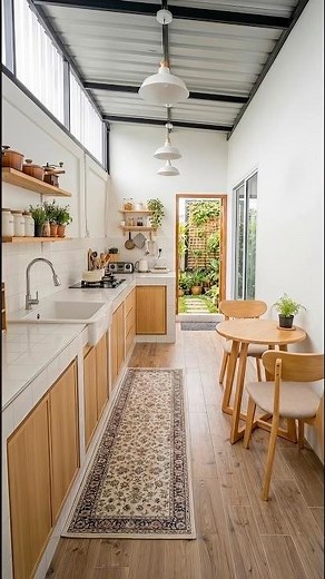 Start to finish minimalist kitchen build #diy #construction