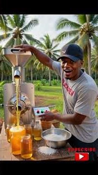 How Coconut Oil Is Made – Modern Coconut Oil Extraction Machine#CoconutOil#CoconutOilProduction