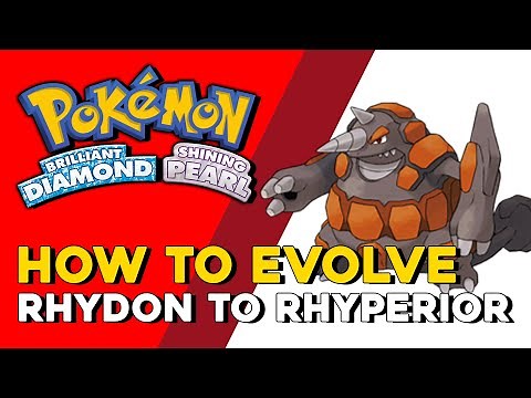 Pokemon Brilliant Diamond & Shining Pearl How To Evolve Rhydon To Rhyperior (Protector Location)