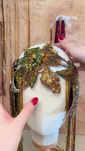 16K views · 19K reactions | Autumn immortalised in a beaded headdress...