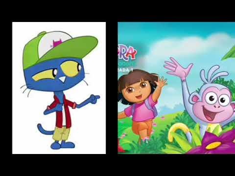 MERGED - Pete The Cat and Dora The Explorer Fire Truck Rocket Part 3 - 10 Part 1