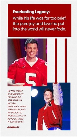 Everlasting Love for Cory Monteith ❤️