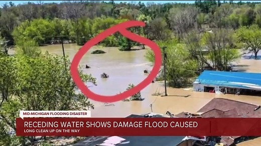 7.2K views · 41 reactions | While the water levels continue to go down in Mid-Michigan this morning after this week’s historic flooding, the clean-up has only just begun. Jenn Schanz READ: https://bit.ly/3cTE7Nf | WXYZ-TV Channel 7 | Facebook