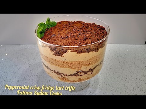 PEPPERMINT CRISP TRIFLE. #desserts