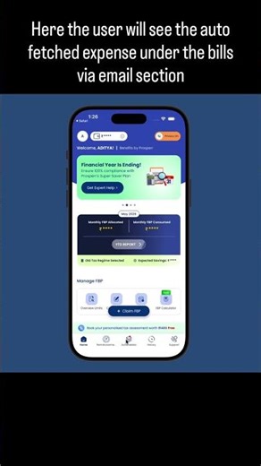 gmail auto fetech expense prosperr