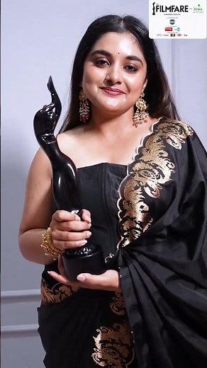 Nivetha Thomas looked absolutely stunning in a black ensemble at the 70th Filmfare Awards South