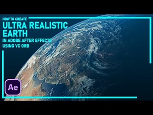 How to Create Ultra Realistic 3D Earth | Adobe After Effects Tutorial | VC Orb | Pix FX