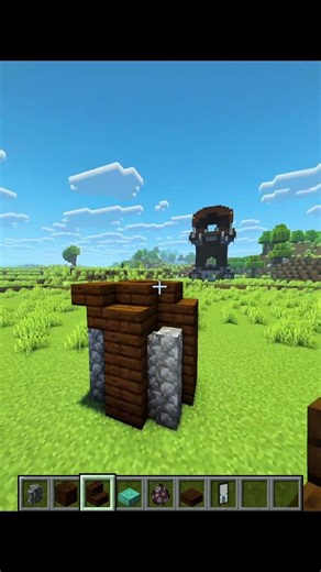 Minecraft Mini Outpost💀 #minecraft #shorts