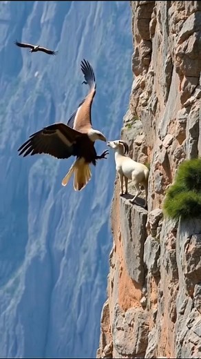 OMG, that eagle sure is strong. This is one of the things I hate about animals. I know they have to eat, and Eagles are predators. Still it is sad to see it. | Comedy Fusion
