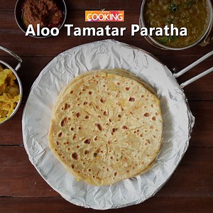 1.1M views · 808 reactions | Aloo Tamatar Paratha Full recipe: https://goo.gl/6P9i7B | Home cooking | Facebook