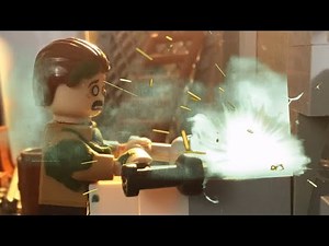 Marv Gets Electrocuted- Home Alone 2- LEGO Stop Motion