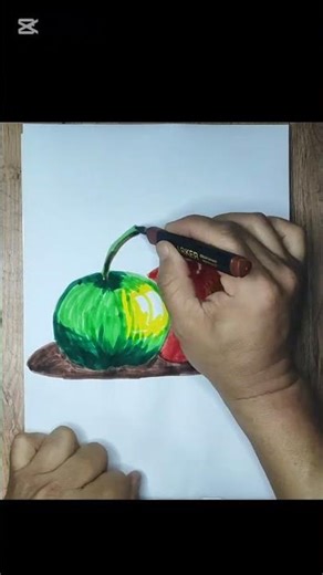 Easy Apple Drawing Tutorial