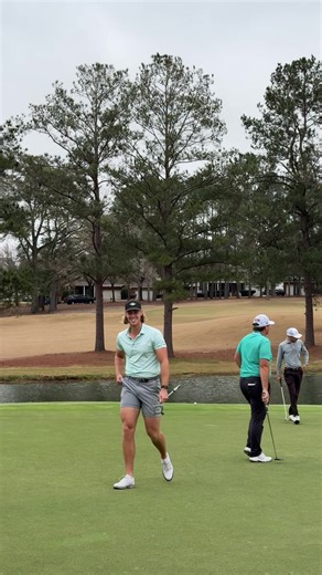 Filip Raza making some early birdies to go into the lead here as round 2 gets underway at the European Challenge Qualifier #quads #EuroQualy #fyp #golf #progolf